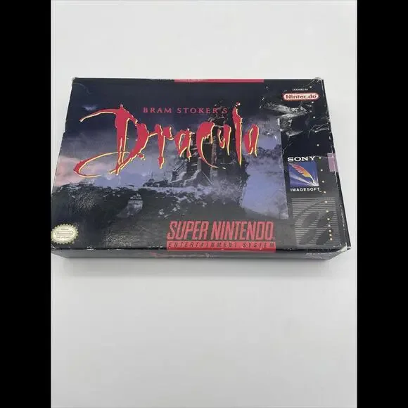Bram Stoker's Dracula (SNES) Super Nintendo CIB 1993 Imagesoft VG - Picture 6 of 9